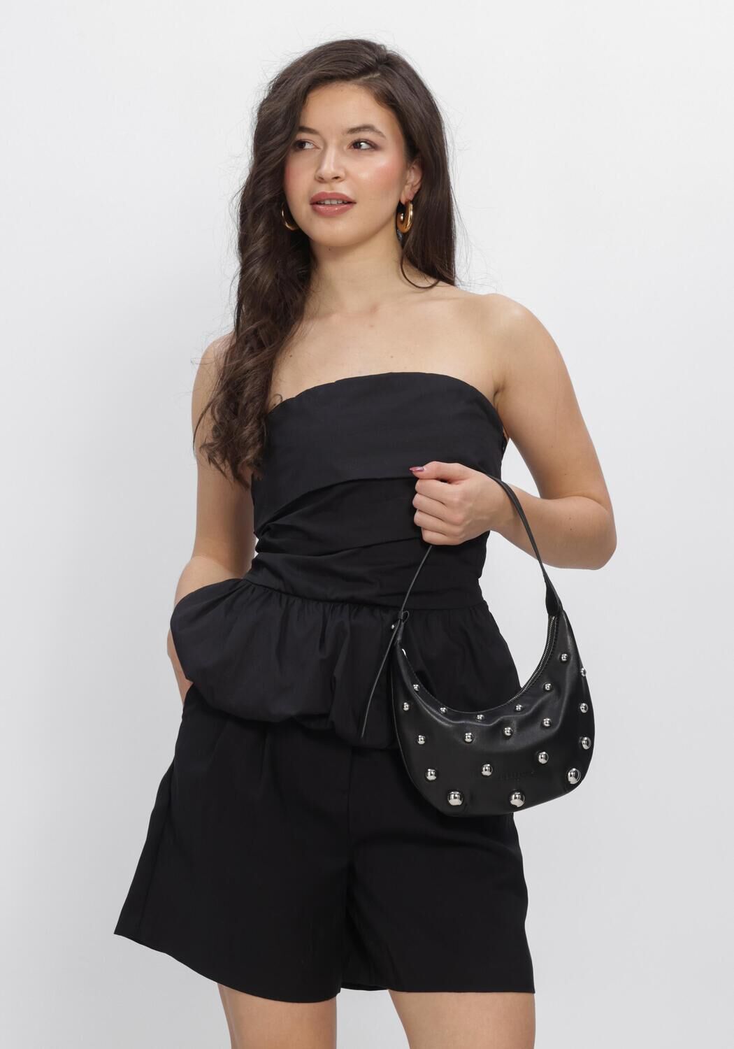Schwarze EDITED Tops & T-shirts LUCIE TOP - large