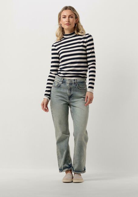 Dunkelblau SCOTCH & SODA Tops & T-shirts ALL OVER PRINTED LONG SLEEVED T-SHIRT - large