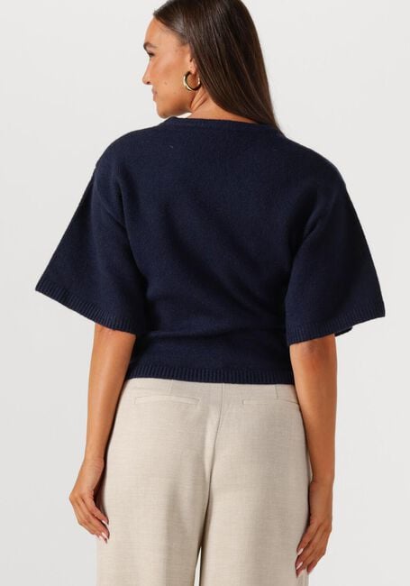 Dunkelblau NEO NOIR Top ASHA KNIT TEE - large