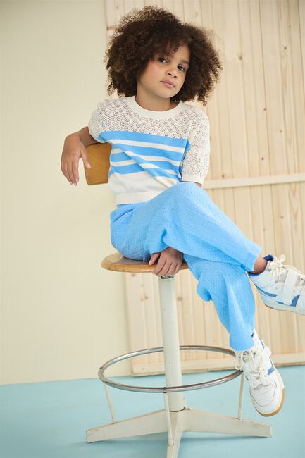 Blaue NONO Pullover KEYA KNITTED SWEATER - large