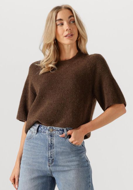 Braune MSCH COPENHAGEN Pullover MSCHMILANIA HOPE 2/4 PULLOVER - large