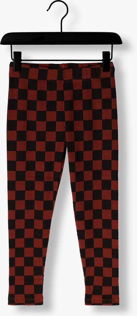 Rote DAILY BRAT Jogginghose CHEERY CHECKED PANTS BROWN - large