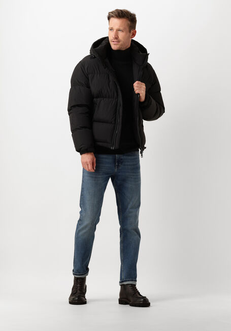 Schwarze HUGO Rollkragenpullover SAN THOMAS-M - large