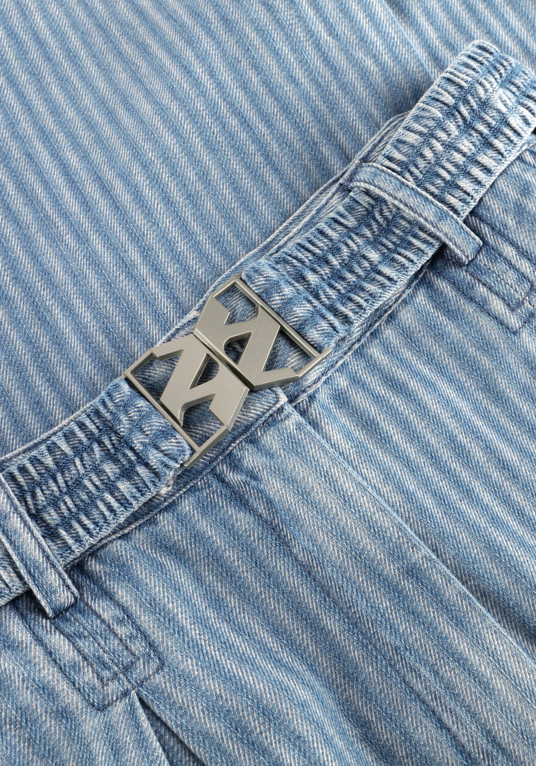 Hellblau AAIKO Weite Hose LOTTY STRIPE CO 568 - large