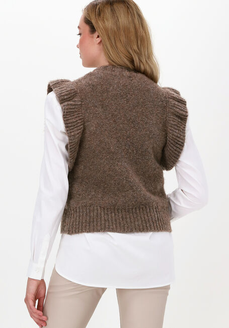 Beige SECOND FEMALE Spencer GUNHILD KNIT VEST - large