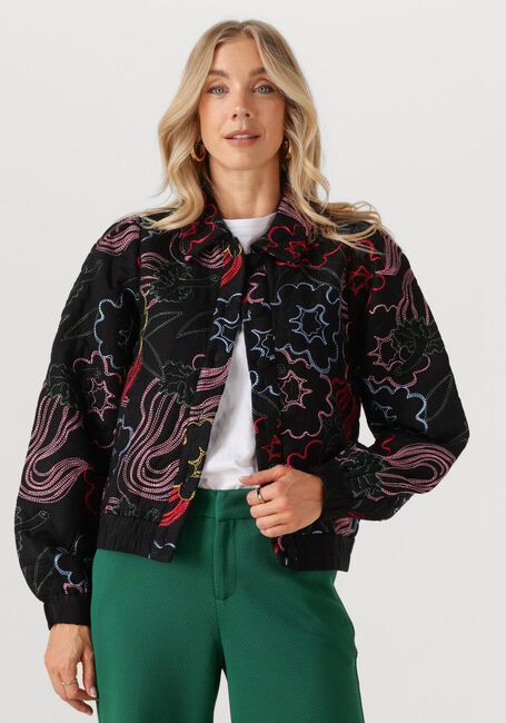 Schwarze POM AMSTERDAM Jack JACKET - AUTUMN GARDEN - large