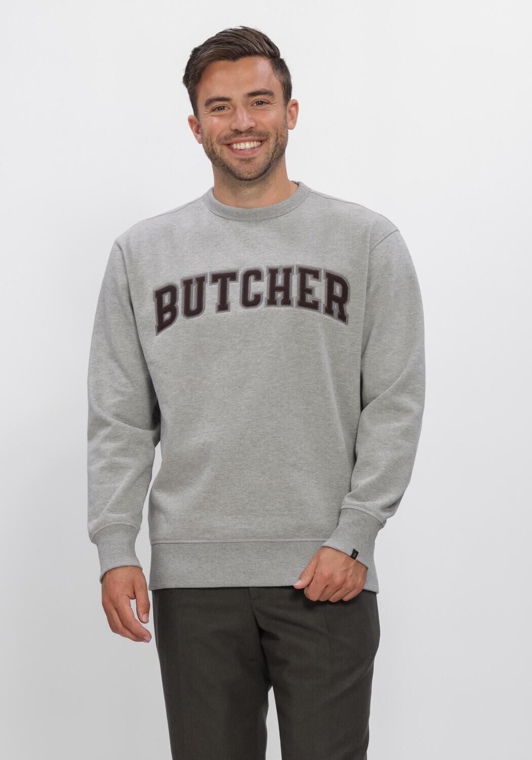 Hellgrau BUTCHER OF BLUE Sweatshirt BUTCHER CREW - large