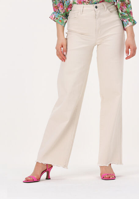 Sand OBJECT Weite Hose SAVANNAH TWILL HW WIDE LEG. - large