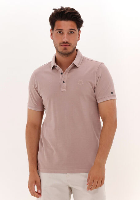 Hell-Pink CAST IRON Polo-Shirt SHORT SLEEVE POLO COTTON GD PIQUE - large