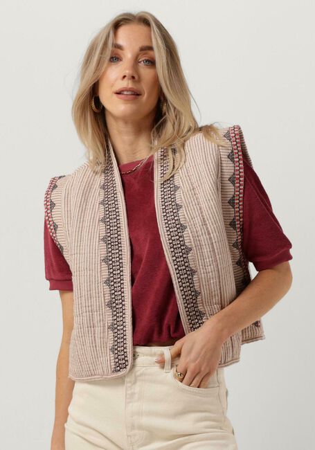 Sand BY-BAR Gilet ISLA HANDLOOM JACKET - large