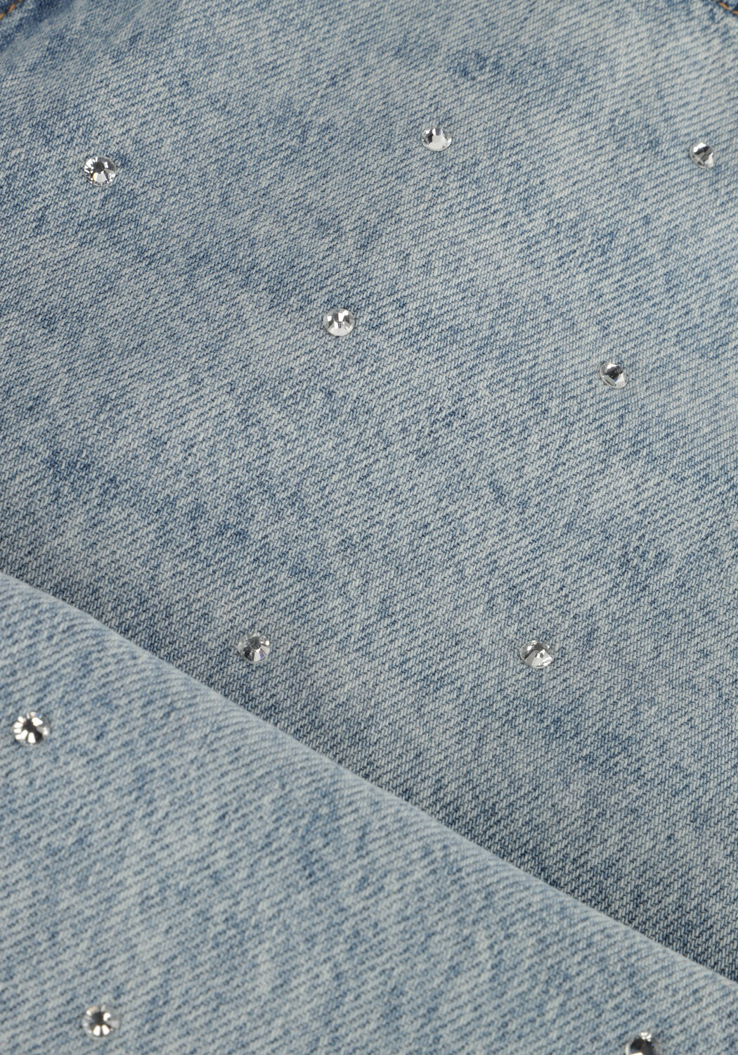 Hellblau COLOURFUL REBEL Straight leg jeans JONES RHINESTONES DENIM - large