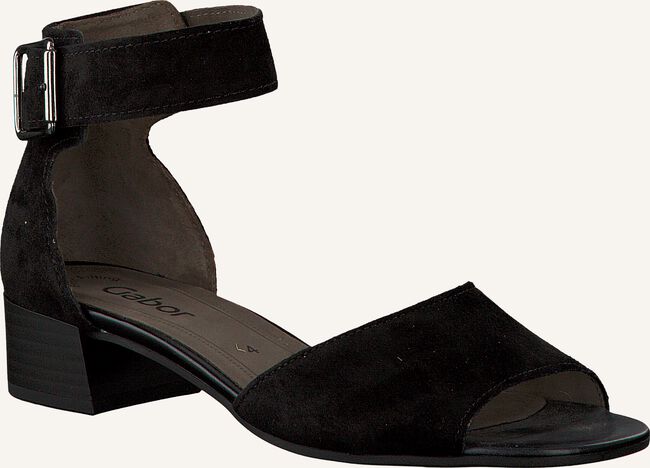 Schwarze GABOR Flache Sandalen 723 Schwarze GABOR Flache Sandalen 723 - large