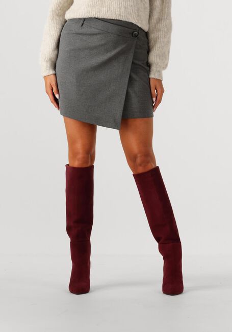Graue GESTUZ Minirock GZPAULA MELANGE MW WRAP SKIRT - large