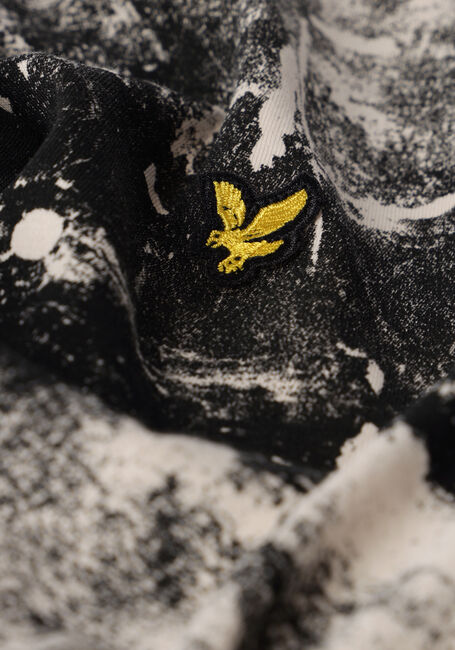 Schwarze LYLE & SCOTT T-shirt EROSION PRINT T-SHIRT - large