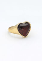 Goldfarbig NOTRE-V Ring OMFW23-023 HEART STRASS - medium