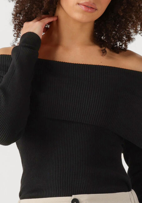 Schwarze BRUUNS BAZAAR T-shirt TONNA KNIT - large
