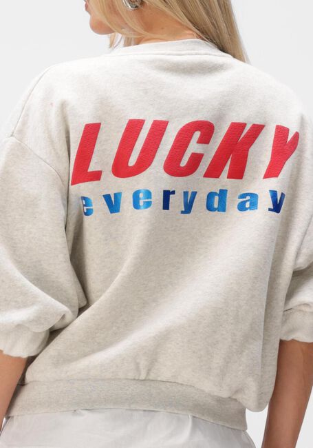 Hellgrau BY-BAR Pullover BIBI LUCKY EVERYDAY SWEATER - large