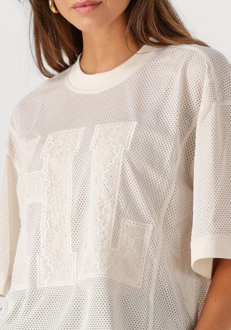 Nicht-gerade weiss HAUTE L'AMITIÉ Top DRIFT HL LACE TEE - large