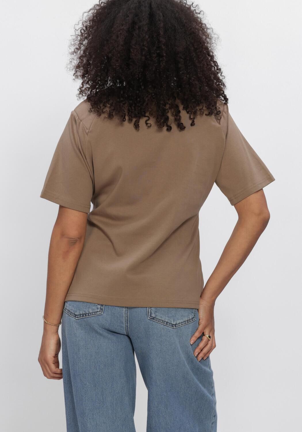 Braune MY ESSENTIAL WARDROBE Tops & T-shirts MWAPIR BELT TEE - large
