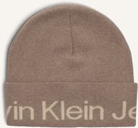 Taupe CALVIN KLEIN Mütze LOGO BEANIE - medium