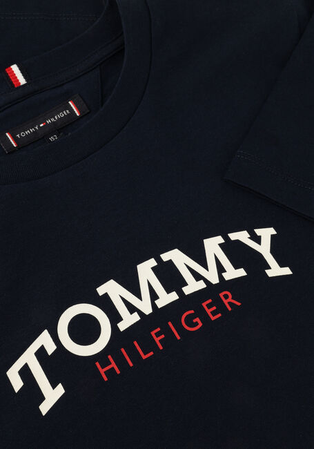 Dunkelblau TOMMY HILFIGER T-shirt MONOGRAM GRAPHIC T-SHIRT - large