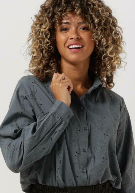 Dunkelgrau LOLLYS LAUNDRY Bluse SISU SHIRT - large