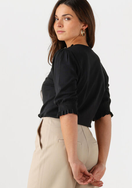 Schwarze FABIENNE CHAPOT Pullover MOLLY SHORT SLEEVE PULLOVER - large