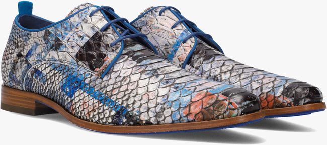 Mehrfarbige/Bunte REHAB Business Schuhe FRED SNAKE FACES - large