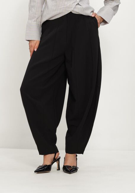 Schwarze Y.A.S. Weite Hose YASBAY HW BARREL BALLOON PANT - large