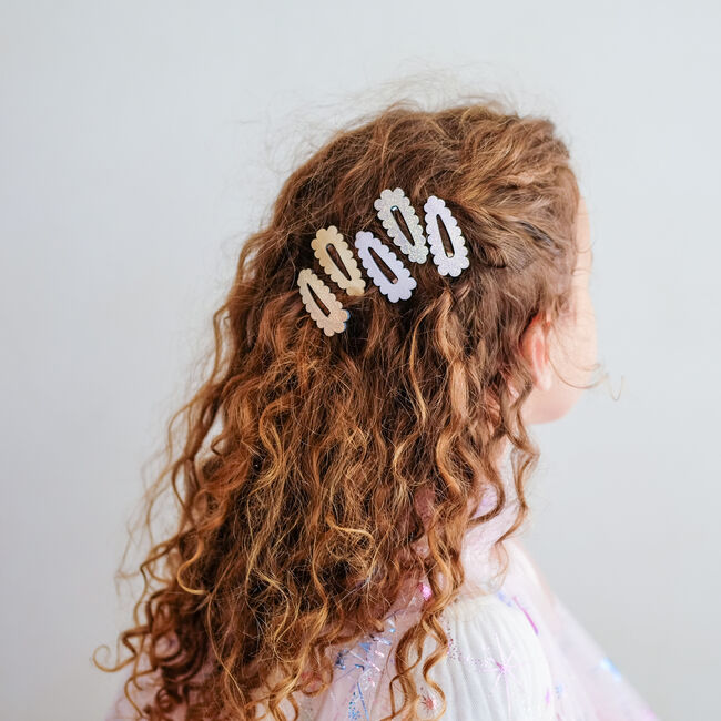 Lila Mimi & Lula Haarschmuck DREAMWISH SCALLOPED MINI HAIR CLIPS - large
