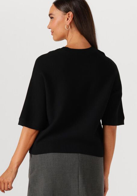 Schwarze MSCH COPENHAGEN T-shirt MSCHTHAMIRA 2/4 PULLOVER - large