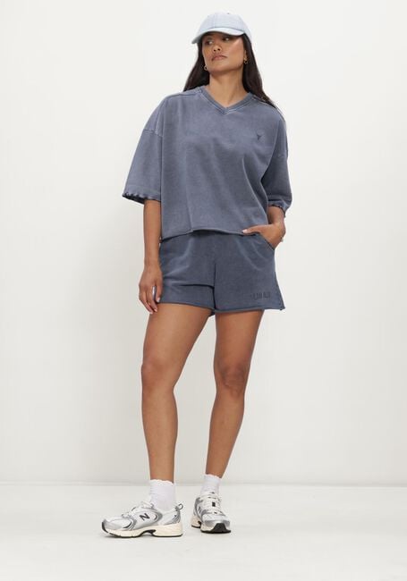 Blaue ALIX THE LABEL Hosen LADIES KNITTED TEAM ALIX SWEAT SHORTS - large