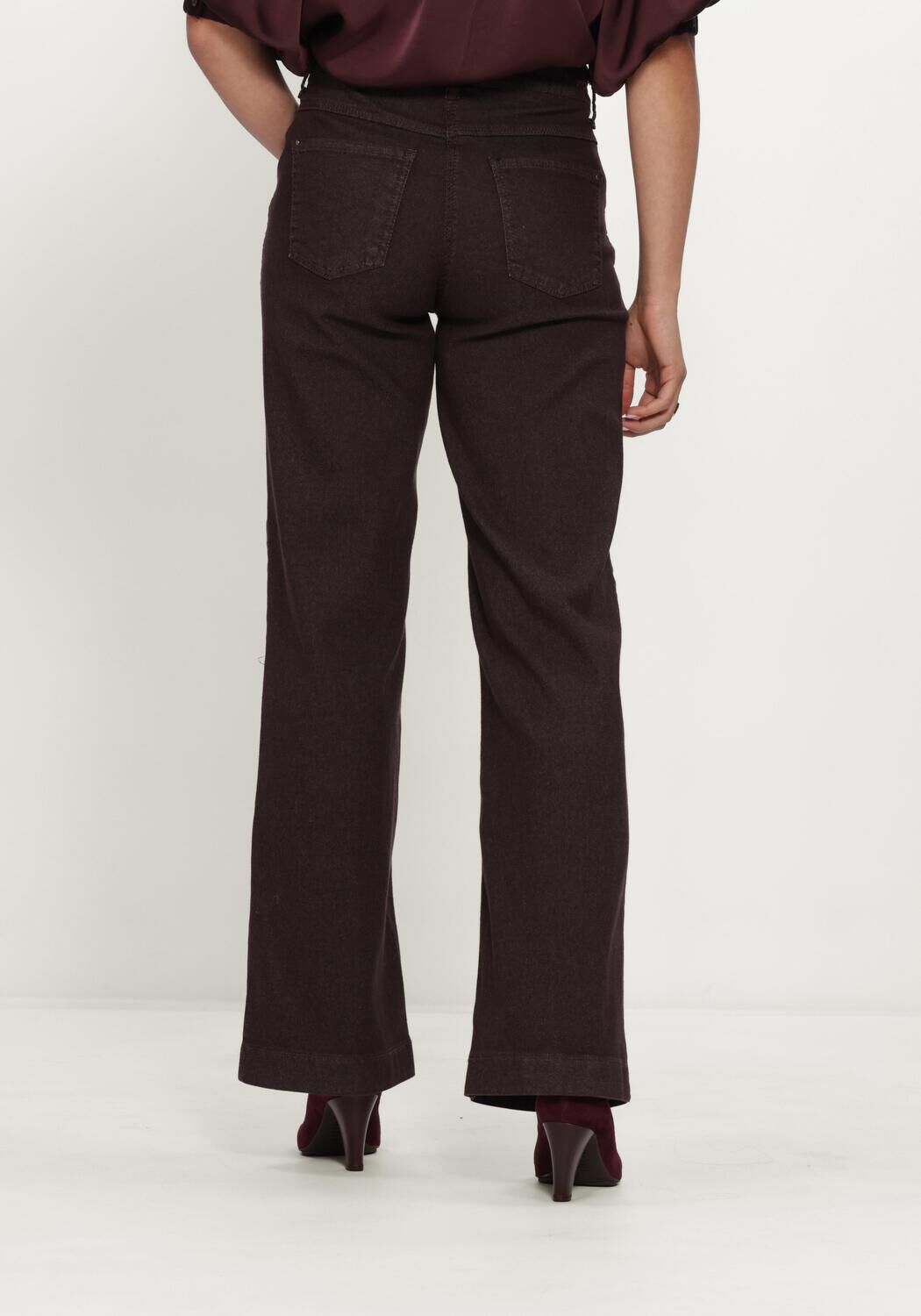 Braune MAC Straight leg jeans 0350L DREAM COLOUR DENIM DREAM WIDE AUTHENTIC - large