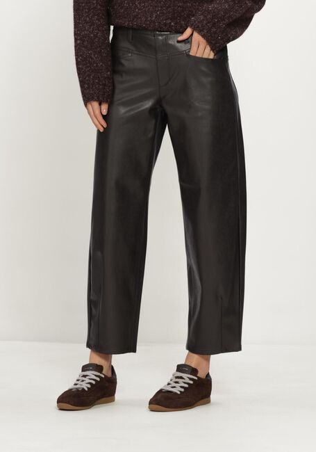 Braune CAMBIO Hosen ELIN VEGAN NAPPA LEATHERSTRETCH - large