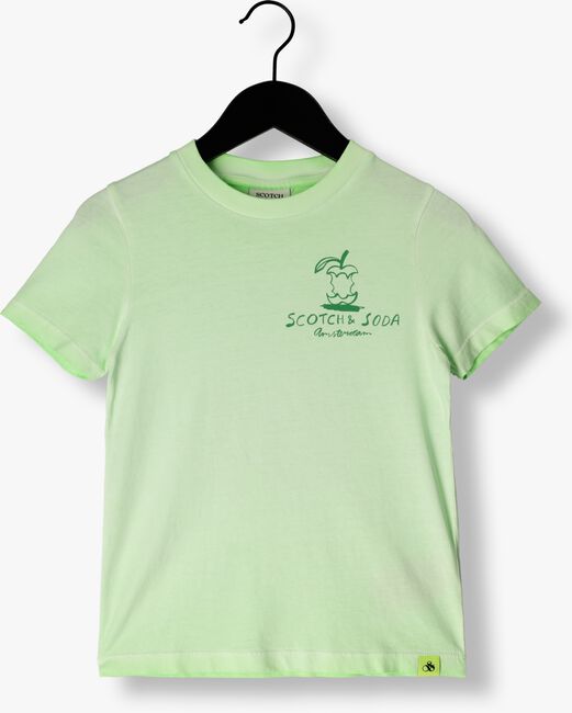 Grüne SCOTCH & SODA T-shirt REGULAR FIT SHORT SLEEVED WASHED ARTWORK - large