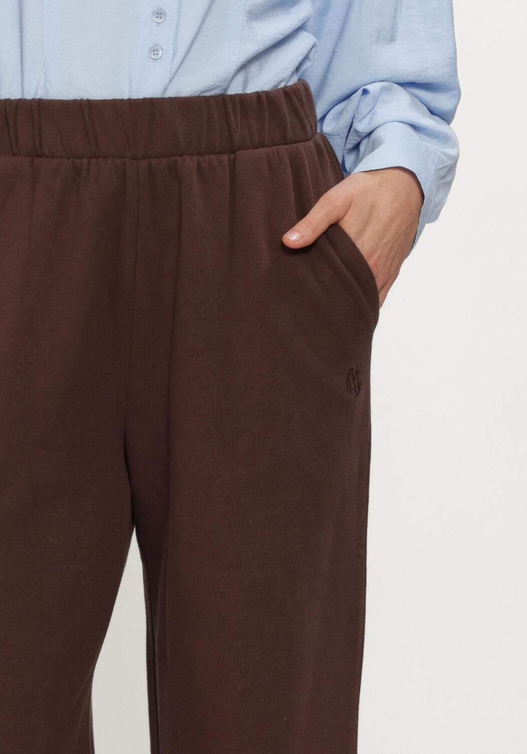 Braune MSCH COPENHAGEN Jogginghose MSCHMARLETTA SWEAT PANTS - large