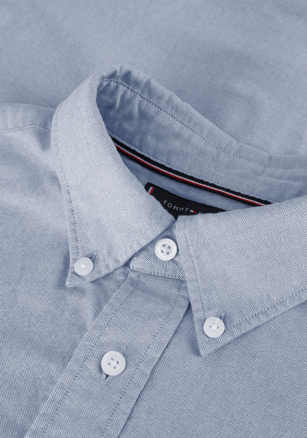 Blaue TOMMY HILFIGER Casual-Oberhemd SOLID HERITAGE OXFORD RF SHIRT - large