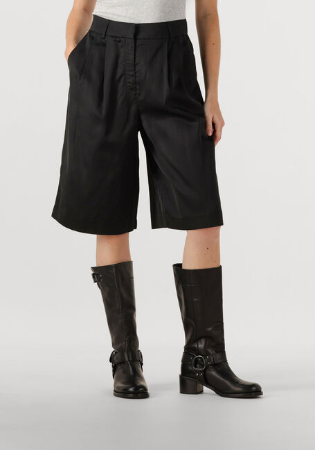 Schwarze WITHBLACK Weite Hose WBLSELMA WIDE LINEN BERMUDA - large