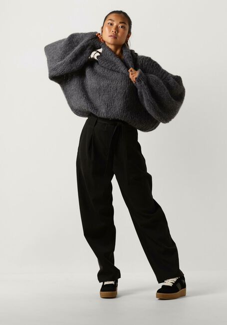 Graue AMERICAN DREAMS Rollkragenpullover PEPPER ROLL NECK CROPPED - large