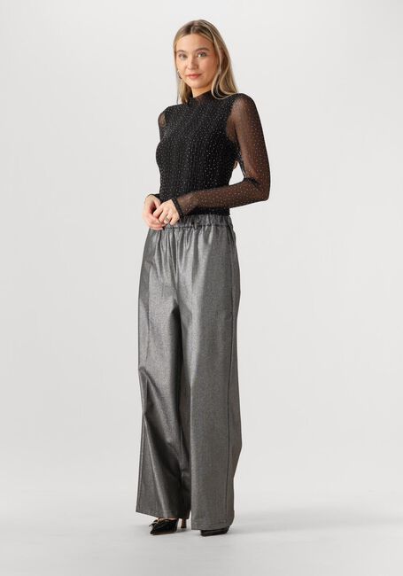 Schwarze NUKUS Top PUCK TOP STRASS - large