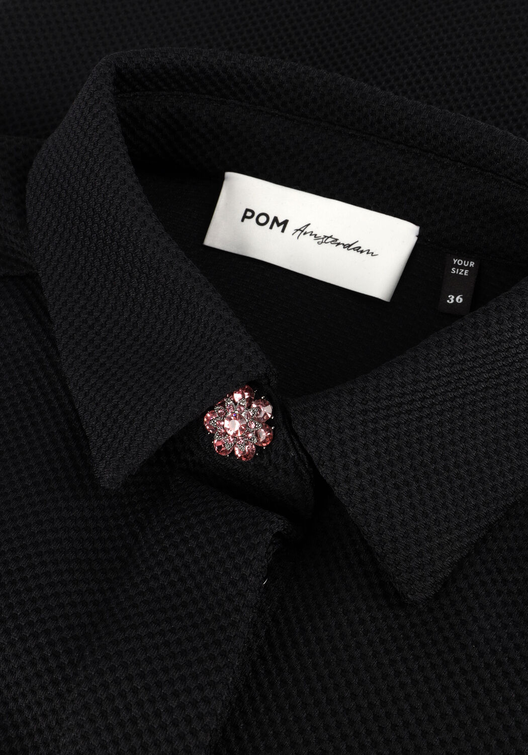 Schwarze POM AMSTERDAM Jumpsuit JUMPSUIT - BLACK - large