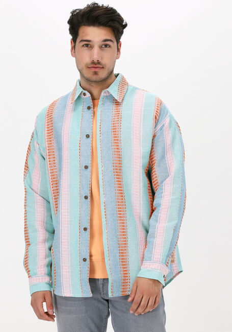 Mehrfarbige/Bunte SCOTCH & SODA Overshirt SEASONAL FIT - BASKET WEAVE VOILE SHIRT - large