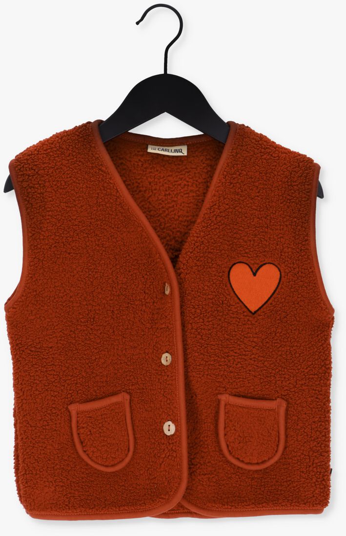 rote carlijnq gilet arabian spice gilet with embroidery