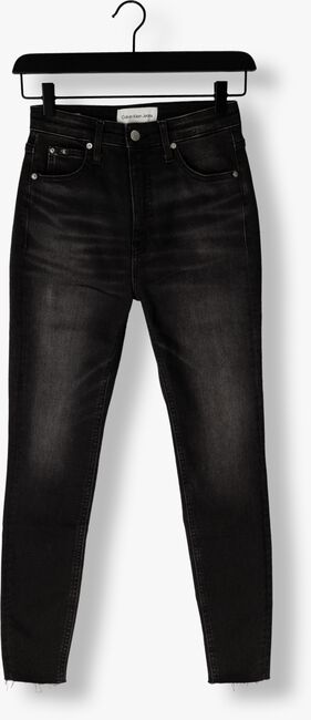 Schwarze CALVIN KLEIN Skinny jeans HIGH RISE SUPER SKINNY ANKLE - large