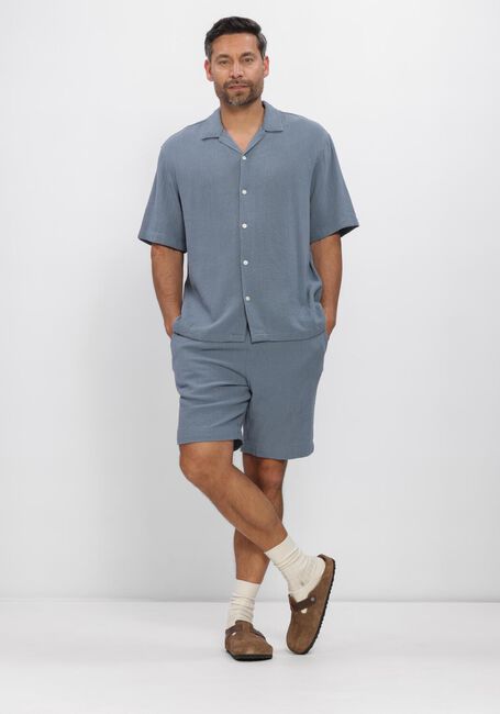 Blaue SELECTED MEN Hemden SLHRLXCAL SS SHIRT RESORT - large