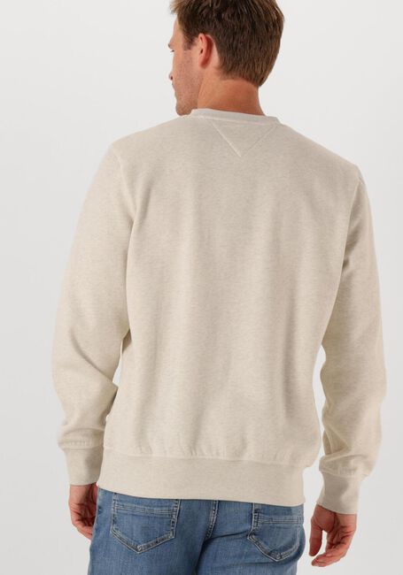 Ecru TOMMY HILFIGER Sweatshirt ESS SEASONAL FLEECE CREWNECK - large