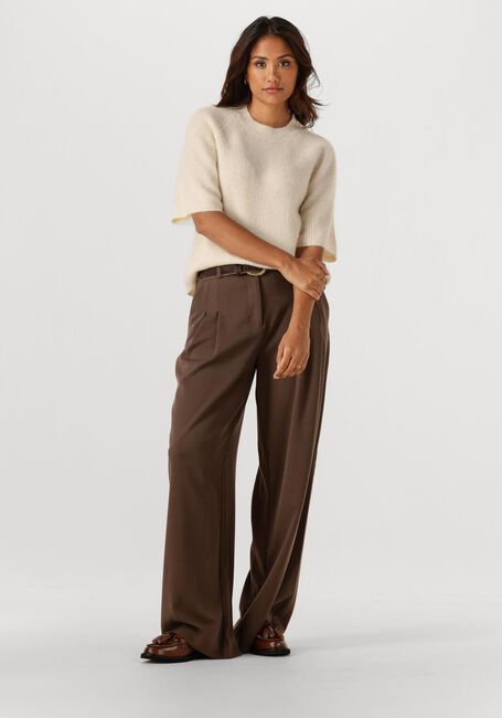 Braune MSCH COPENHAGEN Weite Hose MSCHHENRIKA HW PANTS - large