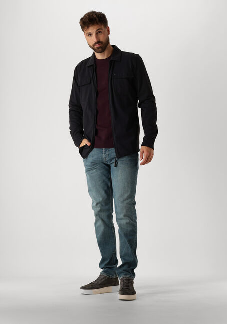 Schwarze BUTCHER OF BLUE Overshirt FINN ZIP POCKET SHIRT - large