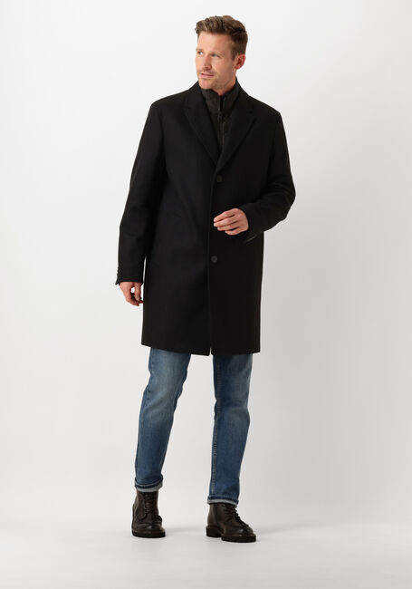 Schwarze HUGO Mäntel MILOGAN2441 - large
