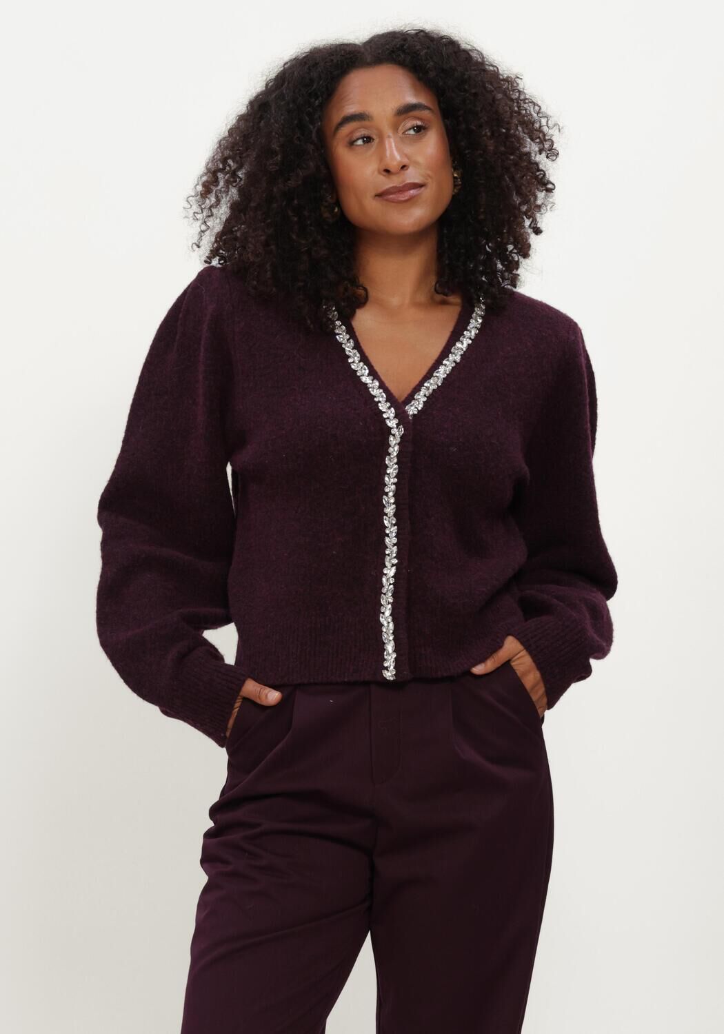 Bordeaux AMAYA AMSTERDAM Pullover SIA KNITWEAR - large